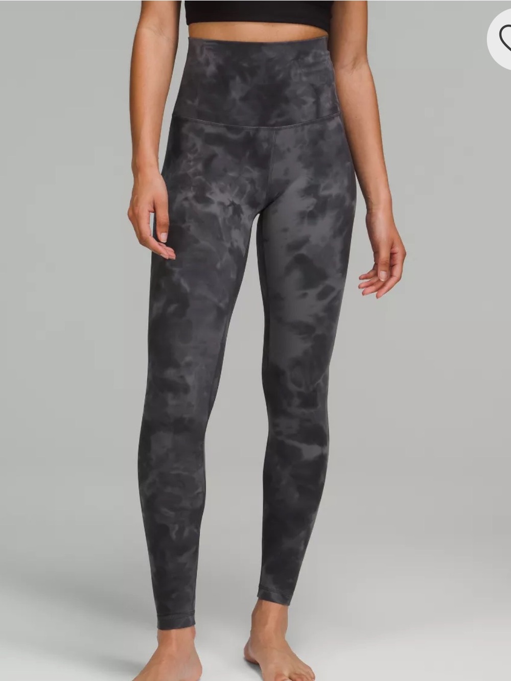 Lululemon Align High-Rise Pant size 4 28" Diamond Dye Pitch Grey Graphite Grey